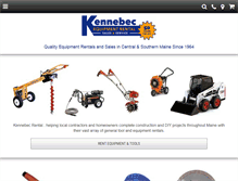 Tablet Screenshot of kennebecrental.com